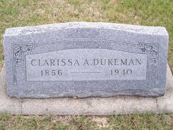 Clarissa Anna <I>Meeker</I> Dukeman 