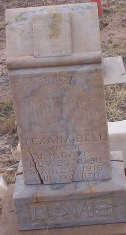 Texana Bell <I>Brown</I> Davis 