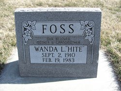Wanda Lorraine <I>Hite</I> Foss 