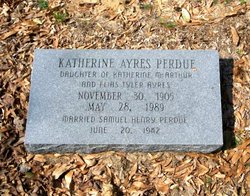 Katherine <I>Ayres</I> Perdue 