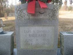 Lois V. <I>Daniels</I> Ballard 