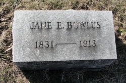 Jane E. <I>Ebey</I> Bowlus 