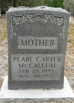 Pearl <I>Carter</I> McCallum 