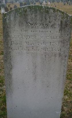 Alexander McCallie 