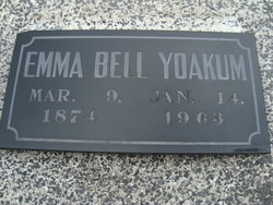 Emma Bell <I>Sisk</I> Yoakum 