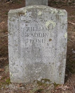 William Raddin Pond 