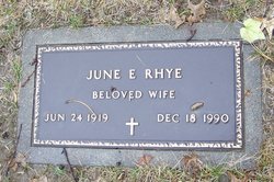 June E. <I>Sokey</I> Rhye 