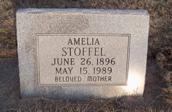 Amelia Anna Louise <I>Walter</I> Stoffel 