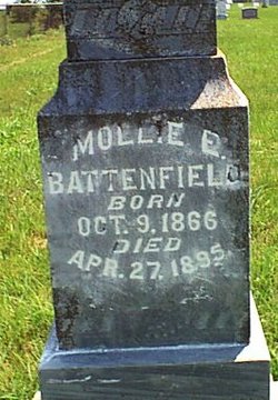Mary Elmira Mollie <I>Pyle</I> Battenfield 