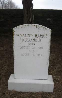 Rosalind <I>Harris</I> Alexander 