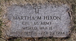 Martha M. Hixon 