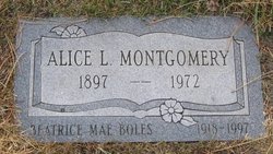 Alice Lucy <I>Back</I> Montgomery 
