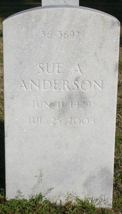 Sue Ann <I>Bicknell</I> Anderson 