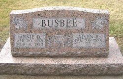 Annie Dell <I>Tilley</I> Busbee 