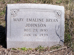Mary Emaline <I>Bryan</I> Johnson 