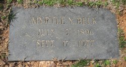 Myrtle <I>Yarborough</I> Belk 