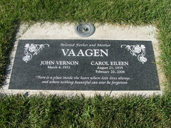Carol Eileen <I>Christianson</I> Vaagen 
