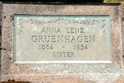 Anna <I>Lenz</I> Gruenhagen 