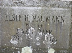 Elsie H. <I>Naumann</I> Baer 