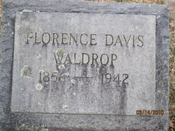 Florence Augusta <I>Davis</I> Waldrop 
