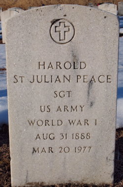 Harold St Julian Peace 