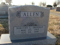 Dorothy L <I>Drennan</I> Allen 