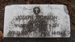 Joseph Thomas “Joe” Gibson 