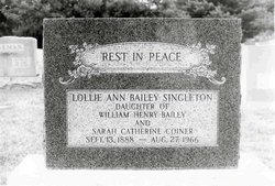 Lollie Ann <I>Bailey</I> Singleton 