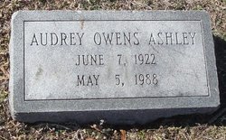 Audrey <I>Owens</I> Ashley 