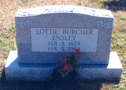 Lottie B <I>Burcher</I> Ensley 