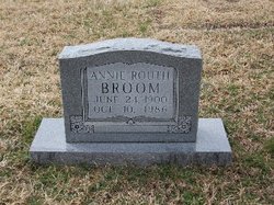 Annie <I>Routh</I> Broom 