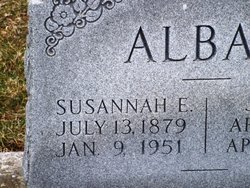 Susannah Elizabeth <I>Beckner</I> Alban 