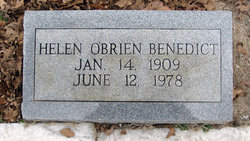 Helen Veronica <I>O'Brien</I> Benedict 