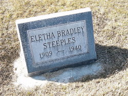 Eletha May <I>Bradley</I> Steeples 