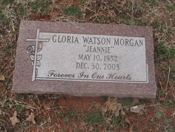 Gloria “Jeannie” <I>Watson</I> Morgan 