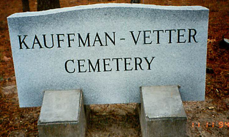 Kauffman-Vetter Cemetery