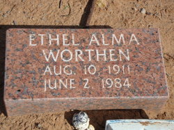 Ethel Alma <I>Markham</I> Worthen 