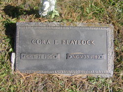 Cora E. <I>Beever</I> Blaylock 