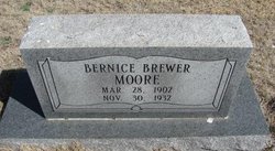 Bernice <I>Brewer</I> Moore 