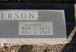 Esther V <I>Carlson</I> Anderson 
