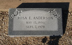 Rosa Emilia Elfreda <I>Anderson</I> Anderson 