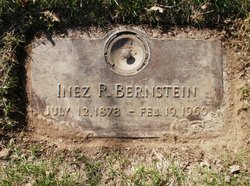 Inez Rilla <I>Crossley</I> Bernstein 