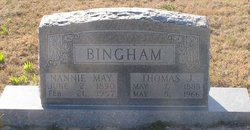 Nannie May <I>Attaway</I> Bingham 