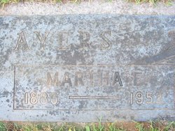 Martha E <I>Harrison</I> Ayers 