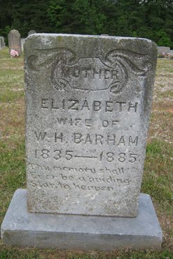 Elizabeth <I>Pegram</I> Barham 