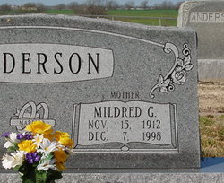 Mildred Gladys <I>Anderson</I> Anderson 