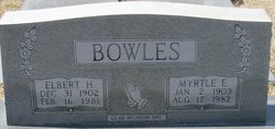 Myrtle Estelle <I>Mims</I> Bowles 