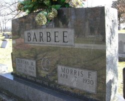 Bertha Mae <I>Maples</I> Barbee 