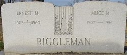 Alice M Riggleman 