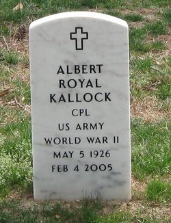 Cpl Albert Royal Kallock 
